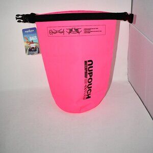 NuPouch Waterproof Dry Bag 5L –Hot Pink Lightweight Water Resistant Travel Beach
